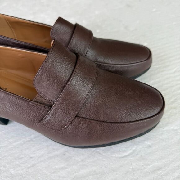 Size 9.5WW - Comfortview Women's The Maya Slip On Shootie Brown - Picture 5 of 9